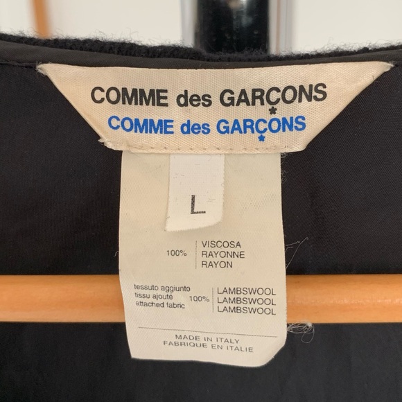 Comme des Garçons Black Dress Size Large - Picture 6 of 10